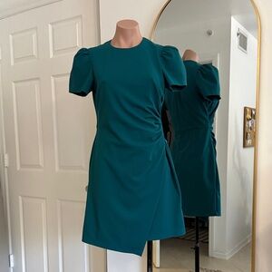 Donna Morgan Elegant Teal Dress